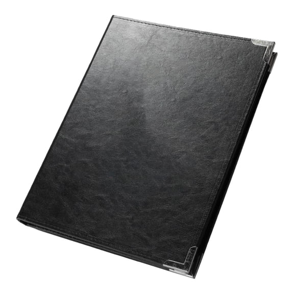 figatia Menu Holder Hotel Menu Folder Practical Coffee Store Simple Updating Menu Versatile Bar Bill Book Restaurant Guest Check Holder 4 Blank Inserts
