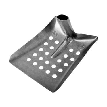 figatia Metal Sifting Spade Drain Spade High Carbon Steel Heavy Duty Sewer Cleaning Tool Mud Spade for Outdoor Sewer Drainage Home 27x21x16.5cm