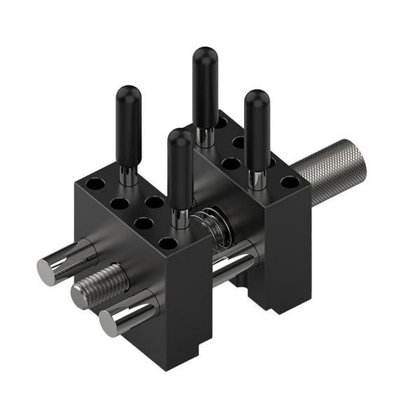 figatia Mini Vise Adjustable Practical Portable Easy to Use Convenient Small Table Bench Vice with 4 Metal Rods for Small Electronics