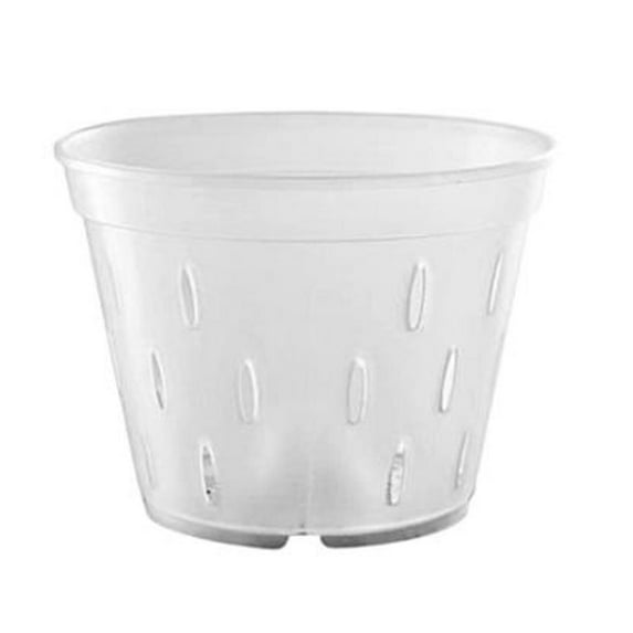 figatia Orchid Pot Flower Plant Pot Breathable with Drainage Holes Clear Planter Orchid Planter Pots for Indoor Outdoor Flower Plants 7inch