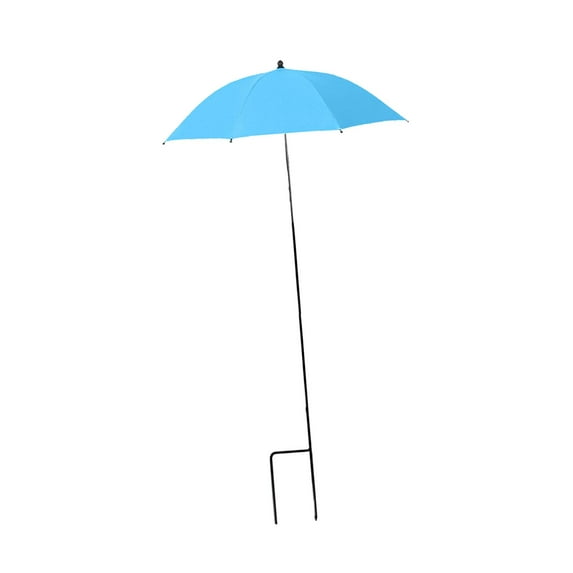 figatia Outdoor Plant Umbrella for Garden Beds Weather Resistant Multifunctional Canopy Stable Shade s Protection Umbrella blue