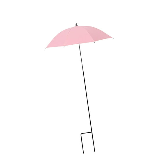 figatia Outdoor Plant Umbrella for Garden Beds Weather Resistant Multifunctional Canopy Stable Shade s Protection Umbrella pink