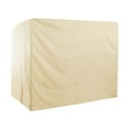 thumbnail image 1 of figatia Outdoor Swing Cover, Swing Chair Cover for 3 Seater Wear Resistant Protector Cover Patio for Patio Courtyard Beige, 1 of 8