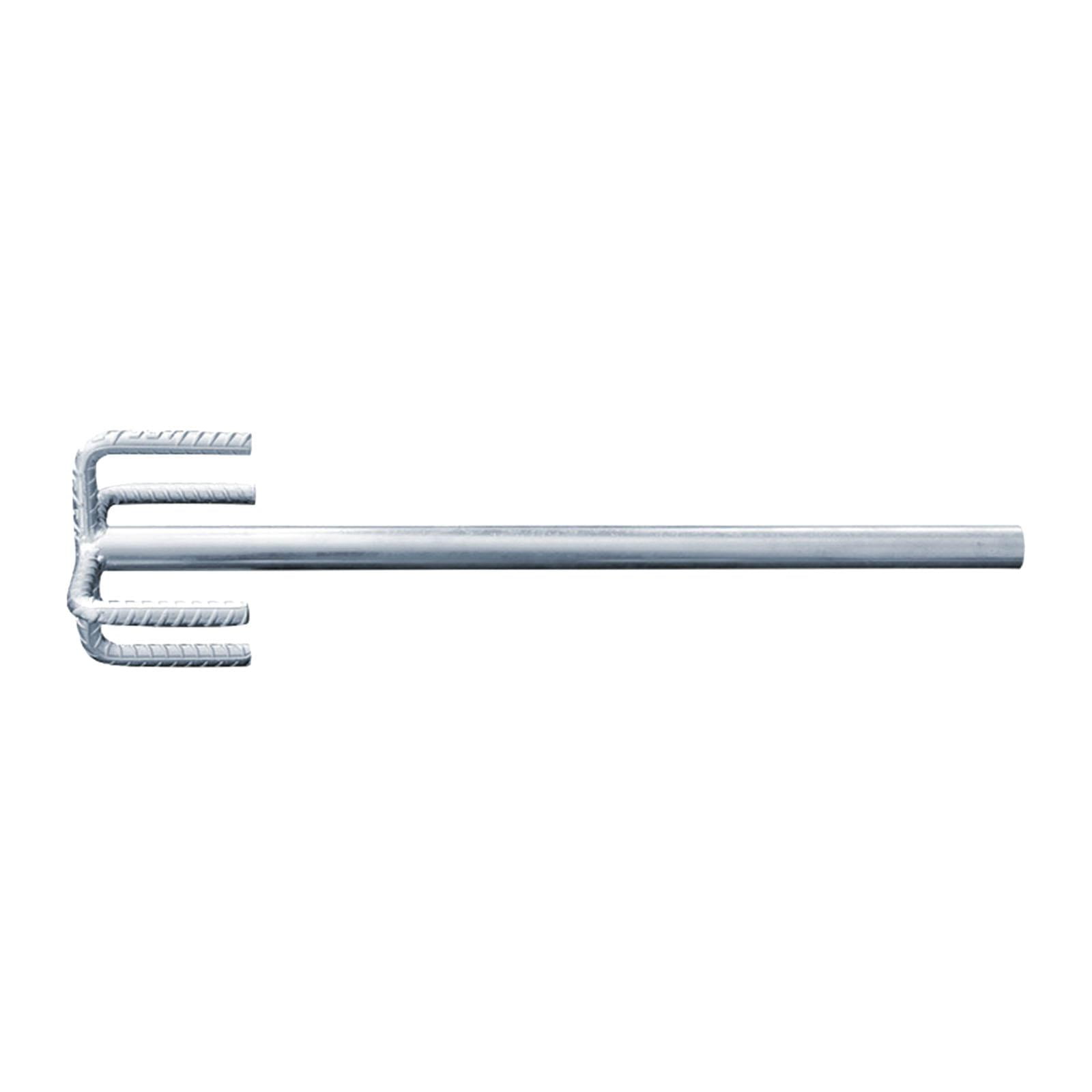 figatia Paint Mixing Rod Paint and Threaded Handle Rustproof Hand Drill Cement Mixing Rod for Household Mortar Cement Putty Type A
