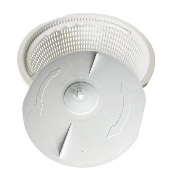 figatia Pool Skimmer Basket Pool Cleaning Supply with Handle Wear Resistant Replacement Pool Strainer Pump Basket for Swimming Pool Basket and Lid