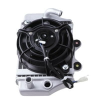 figatia Radiator Cooling Fan Oil Karts Replacement Motocross Parts 250cc Quad Water Radiator Fan Motorcycle Cooling Fan B