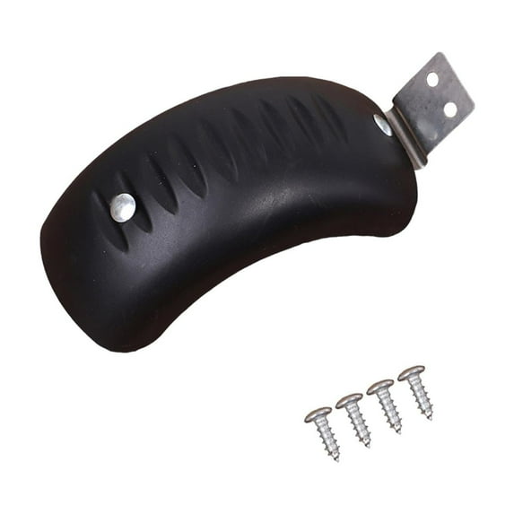 figatia Rear Brake Pads of Scooter Parts Replacement with Screws Easy to Install Lightweight Convenient Effective Braking Accessories black 5.4cm