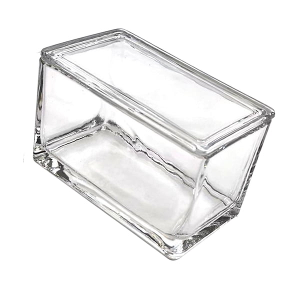 figatia Rectangle Glass Staining Jar Lab Supplies Professional Accessories Multifunctional Slides Holder Sample Container 950ml