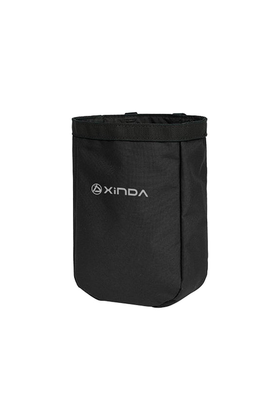 Rock Climbing Gear Organizer Bag, Tool Belt Pouch, Pocket Toolkit Utility Pouch, Waist Bag for Hiking, Exploration, Trekking Black