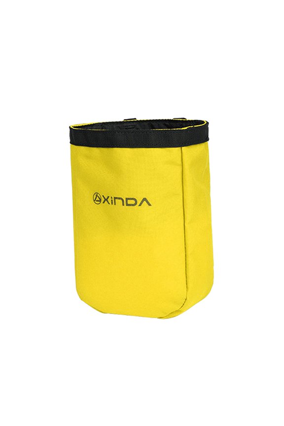 Rock Climbing Gear Organizer Bag, Tool Belt Pouch, Pocket Toolkit Utility Pouch, Waist Bag for Hiking, Exploration, Trekking Yellow