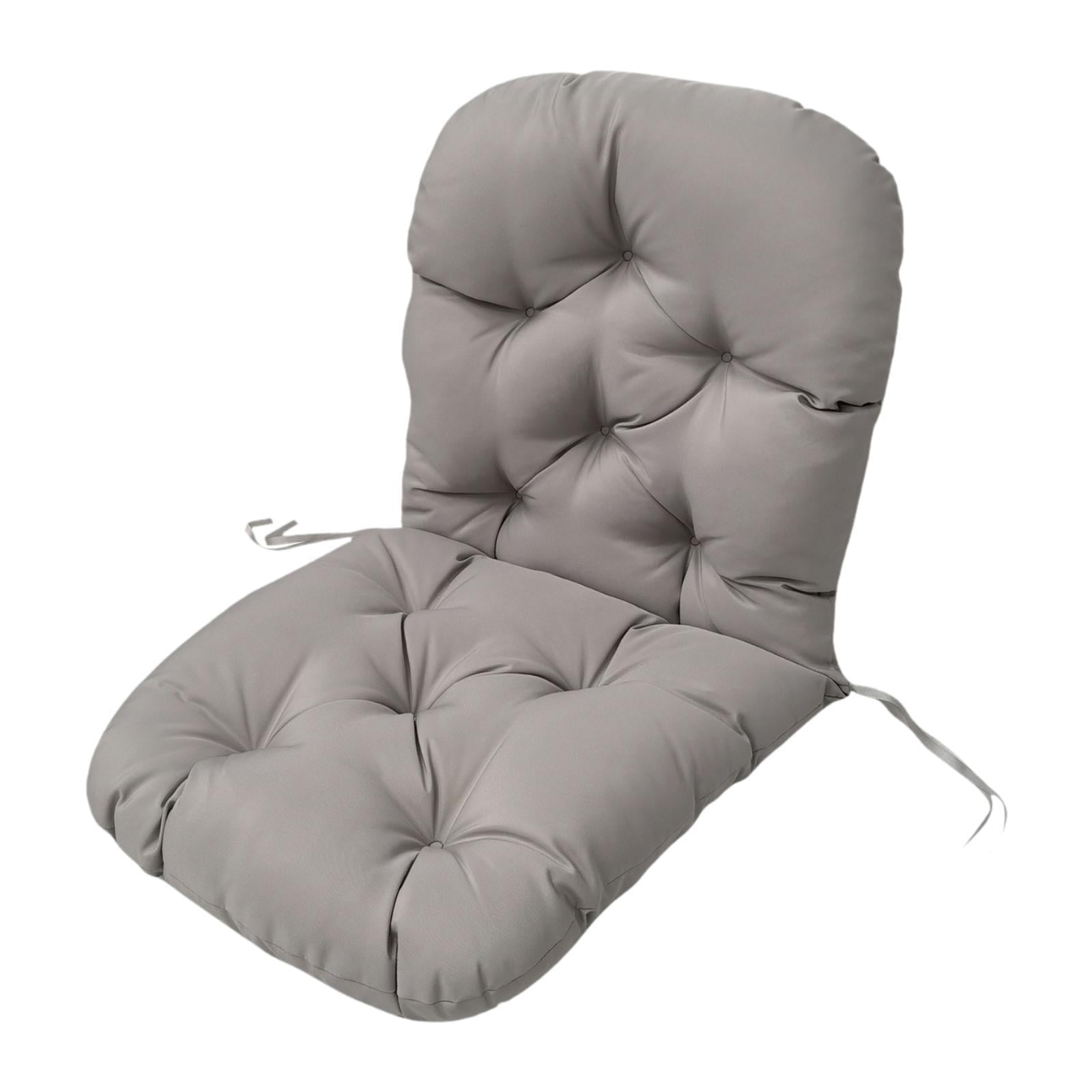 figatia Rocking Chair Cushion Outdoor Garden Chair Cushion Spring Summer Seasonal Outdoor Furniture Easy to Clean Patio Chair Cushion light grey