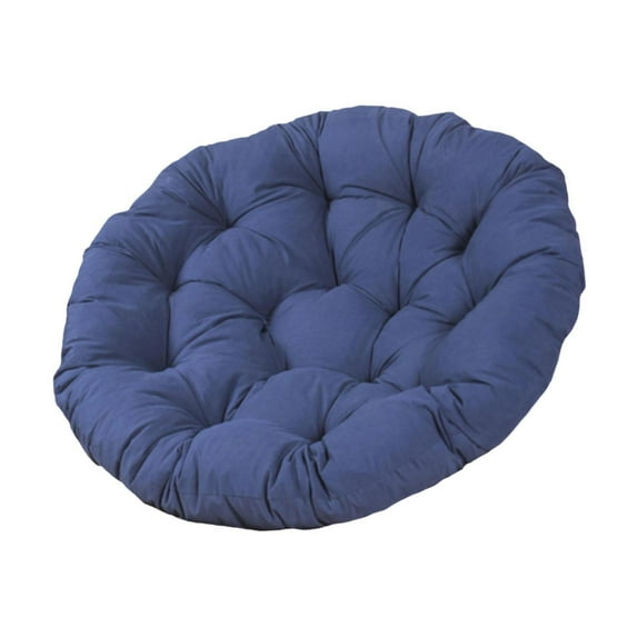 figatia Round Chair Cushion Hanging Chair Cushion Multipurpose Lightweight Floor Pillow Patio Seat Pad for Indoor Outdoor Living Room Navy