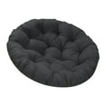 thumbnail image 1 of figatia Round Chair Cushion Hanging Chair Cushion Multipurpose Lightweight Floor Pillow Patio Seat Pad for Indoor Outdoor Living Room black, 1 of 8