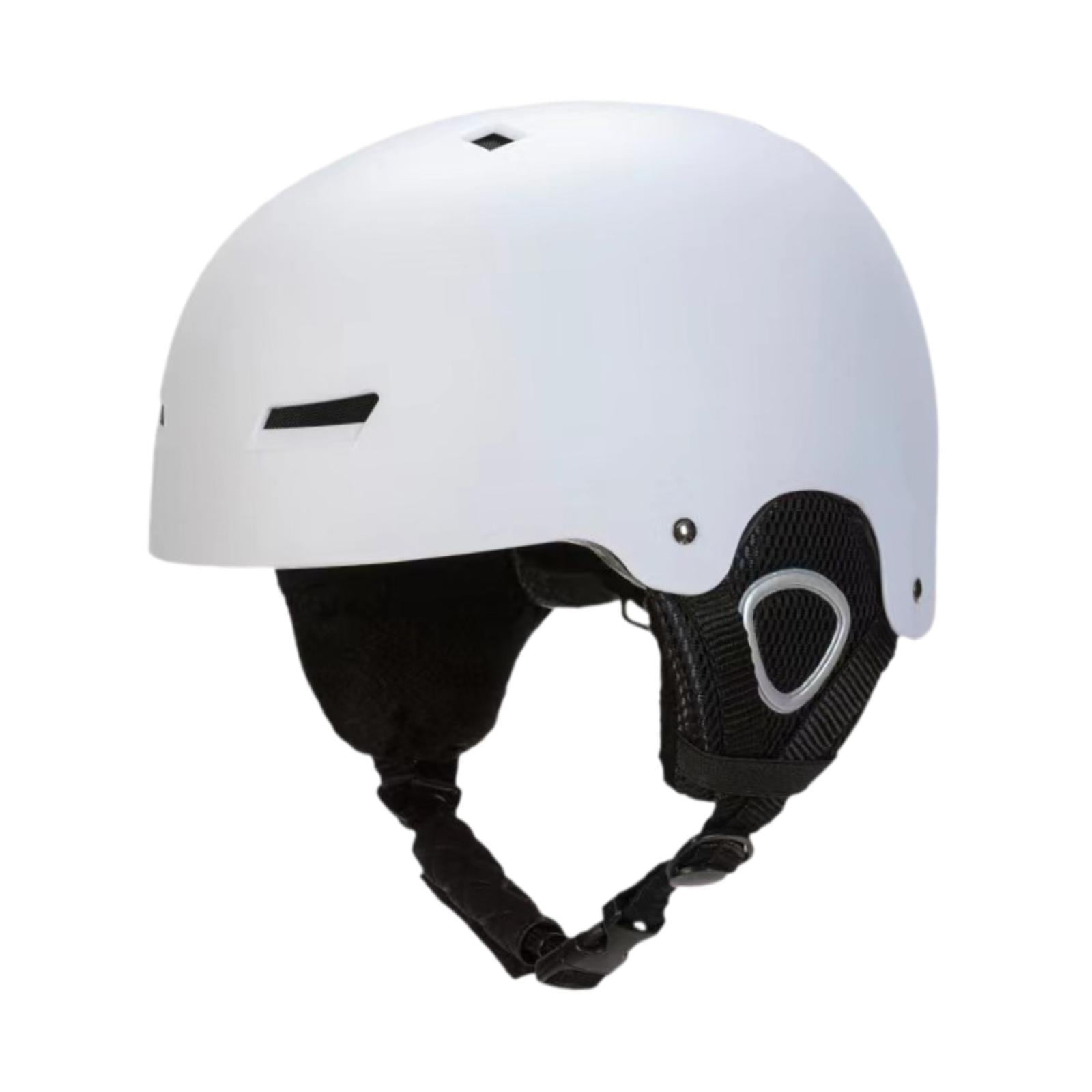 figatia Ski Helmet Skateboard Helmet Detachable Lining Sports Helmet Snow Helmet for Winter Sports Rock Climbing Skateboard Men Women White M