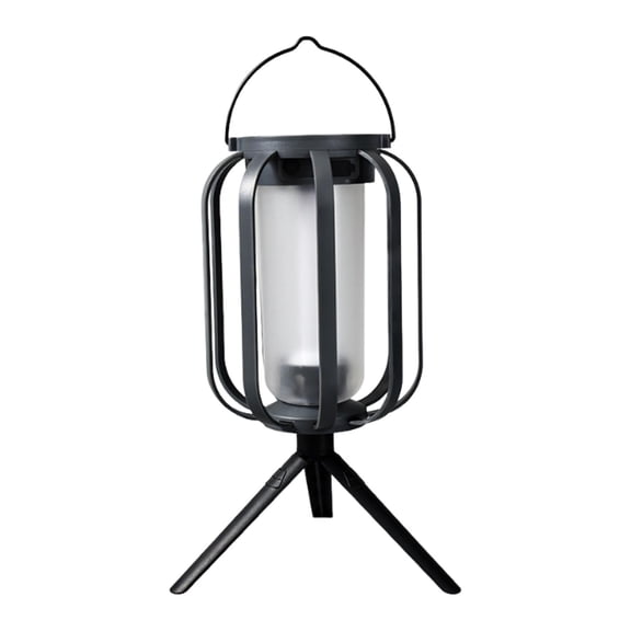 figatia Solar Lantern Fairy Garden Lamp Portable with Stand Lighting Fixture Haning Lamp Landscape for Pathway Outside Porch Outdoor