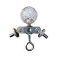 thumbnail image 1 of figatia Tent Pole Connector Campfire Frame Pole Connector Support Central Pole Substitution End Fittings Bracket for Canopy Household For 2 Poles, 1 of 8
