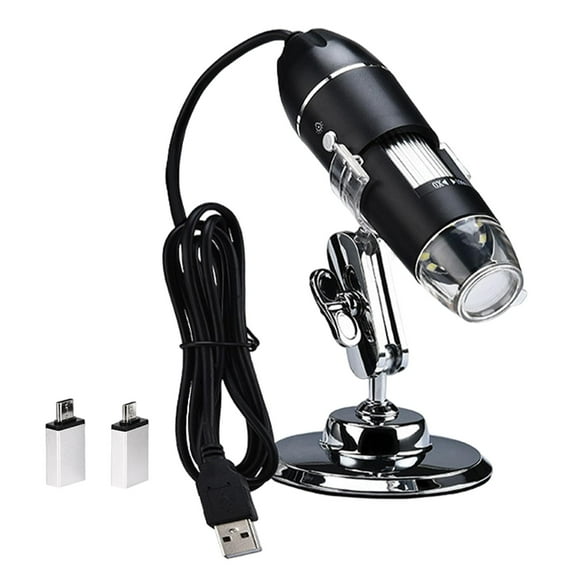 figatia USB Digital Inspection Camera Support Computer Phone Laptop Portable for Watch Repair Industrial Testing 1600X