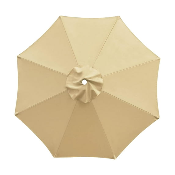 figatia Umbrella Canopy Sturdy Portable Parasol Canopy for Balcony Outdoor Courtyard Khaki
