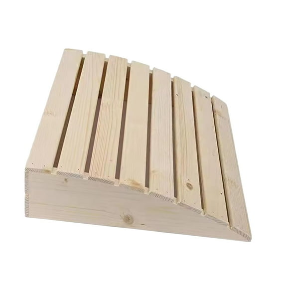 figatia Wooden Sauna Headrest, Neck Pillow for Women Men Comfortable to Use Bathroom Steam Room Equipment Shower Room Sauna Backrest