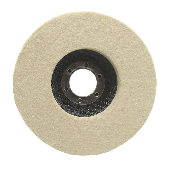 figatia Wool Felt Polishing Disc Round Grinding Pad ,Multipurpose,Buffing Wheel Polishing Pad for Glass Stainless Steel Metal 115 Type