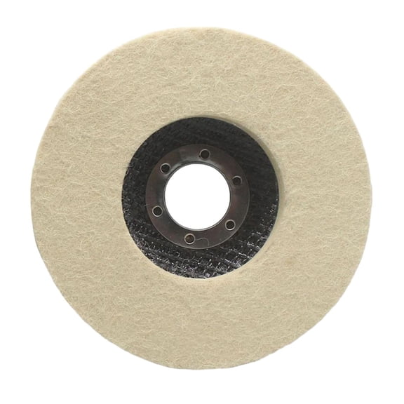 figatia Wool Felt Polishing Disc Round Grinding Pad ,Multipurpose,Buffing Wheel Polishing Pad for Glass Stainless Steel Metal 115 Type