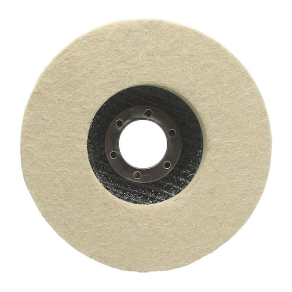 figatia Wool Felt Polishing Disc Round Grinding Pad ,Multipurpose,Buffing Wheel Polishing Pad for Glass Stainless Steel Metal 125 Type