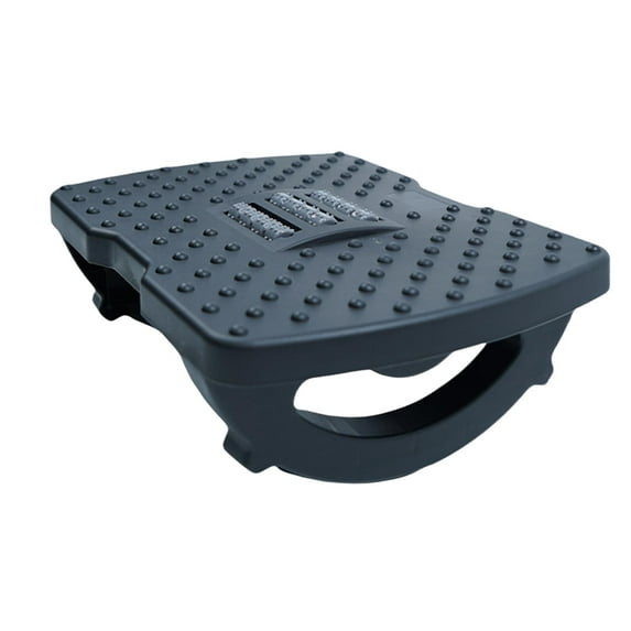 figatia under Desk Rocking Foot Rest Feet Support Versatile Non Slip Feet Stand Portable Ergonomic Footstool Foot Stool for Work Home Black