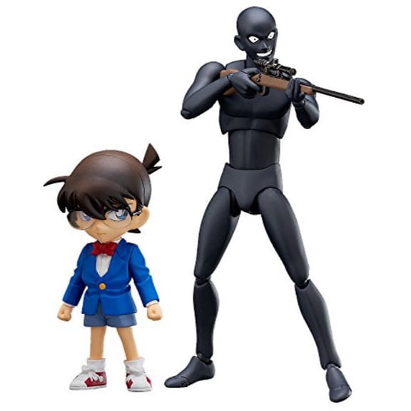 figfix conan edogawa conan & figma criminal non-scale abs & pvc painted action figure