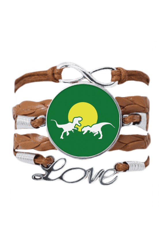 fighting carnivore sun art deco fashion bracelet chain ornament wristband