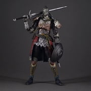 figma ELDEN RING Raging Wolf Action Figure, Tarnished Knight Collectible with Bastard Sword Dark Moon Greatsword Twinblade Iron Roundshield Torch Flask of Crimson Tears
