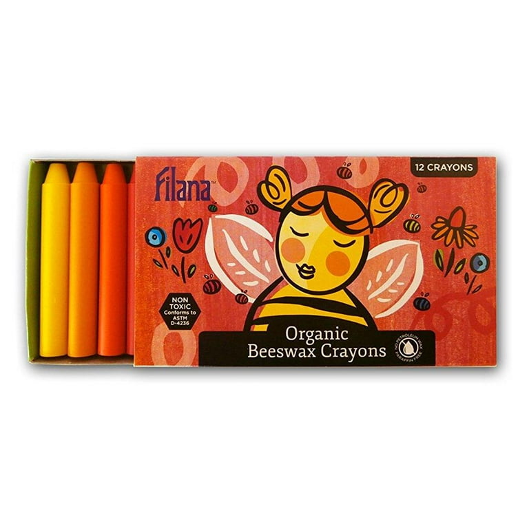 9-Piece Non-Toxic & Handmade Organic Beeswax Toddler Crayon