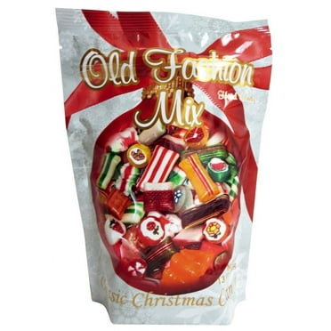 filled Hard Old Fashion Candy, Classic Christmas Holiday Candy, 11.5 oz resealable bag