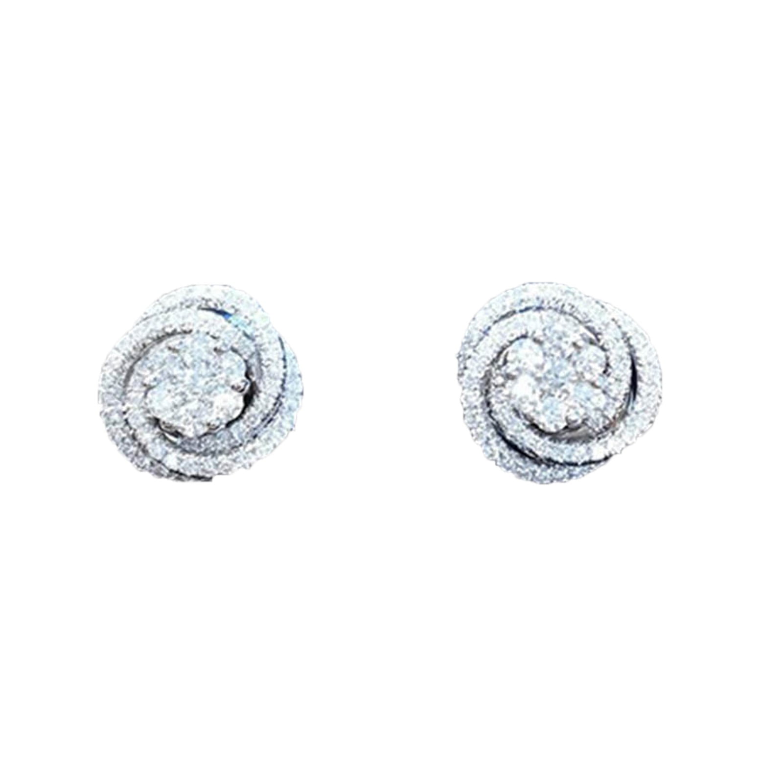 fimkaul Women's Stud Earrings Girls 5mm Round Brilliant Cut Sterling