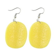 fimkaul Women's Stud Earrings Girls Chocolate Crisps Earings Handmade Eardrop Emulational Charm Food Cartoon Snacks Gifts