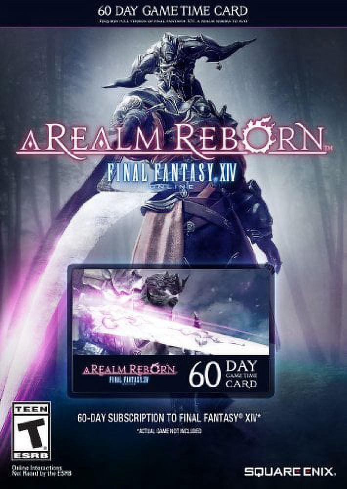 final fantasy xiv: a realm reborn 60 day time card - Walmart.com