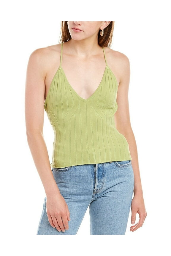 findersKEEPERS womens  Sadie Top, XXS, Green