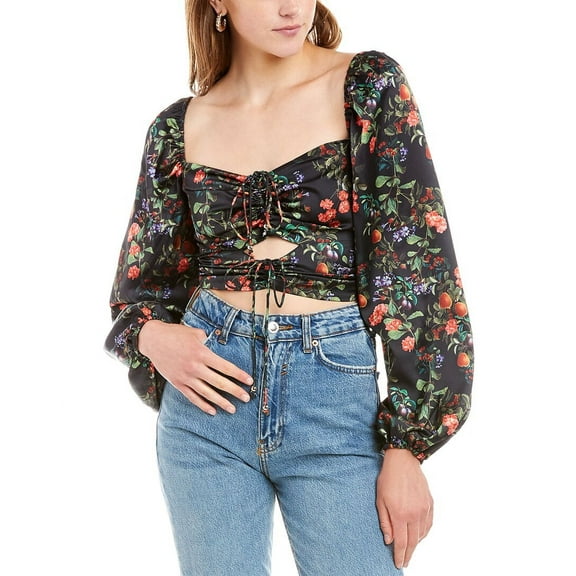 findersKEEPERS womens  Top, XXS, Blue