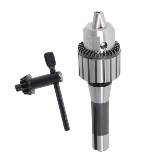 findmall 1/32"- 5/8" Heavy Duty Keyed Drill Chuck with R8 Shank & Key in Prime Quality