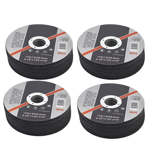 findmall 100 Pack 4-1/2"x.040"x7/8" Cut-off Wheel - Metal & Stainless Steel Cutting Discs