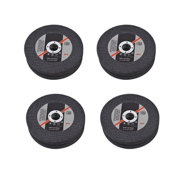 findmall 100 Pack 4"x.040"x5/8" Cut off Wheel -Metal & Stainless Steel Thin Cutting Discs
