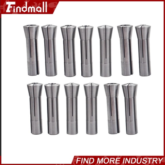 findmall 13 Mill Chuck Holder R8 Collet Set 1/8-7/8" High Precision for Bridgeport.0006