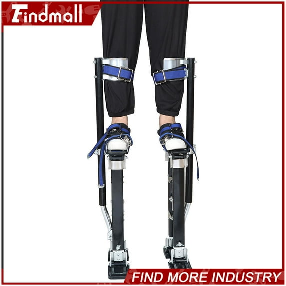 findmall 15"-23" Adjustable Drywall Stilts For Painters Walking Finishing Black