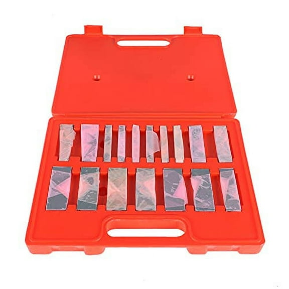 findmall 17Pcs Precision Angle Block 1/4 to 45 Degree Set Machinist Toolmaker .0003