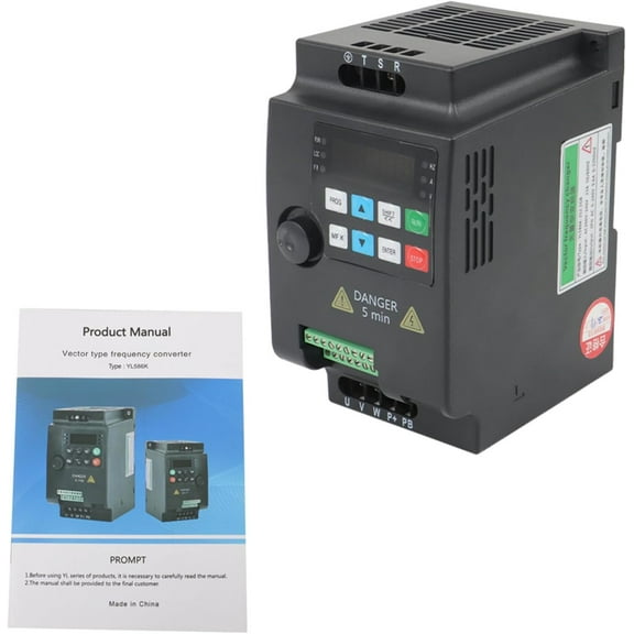 findmall 2.2KW Frequency Converter VFD 220V 3HP 1 to 3 Phase Variable Frequency Drive for Motor Speed Control