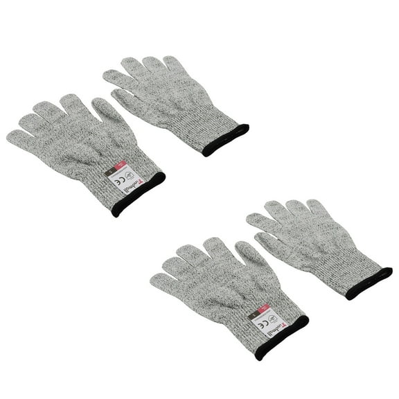 findmall 2 Pair-Medium Safety Kitchen Cuts Gloves Protection Kitchen Work Gloves