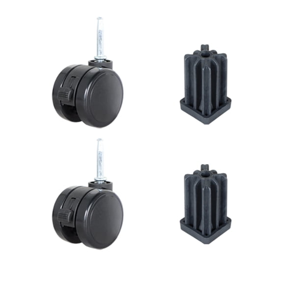 findmall 2 Set Caster Wheel Gas Grills Fits For Genesis, Summit, Silver, Spirit
