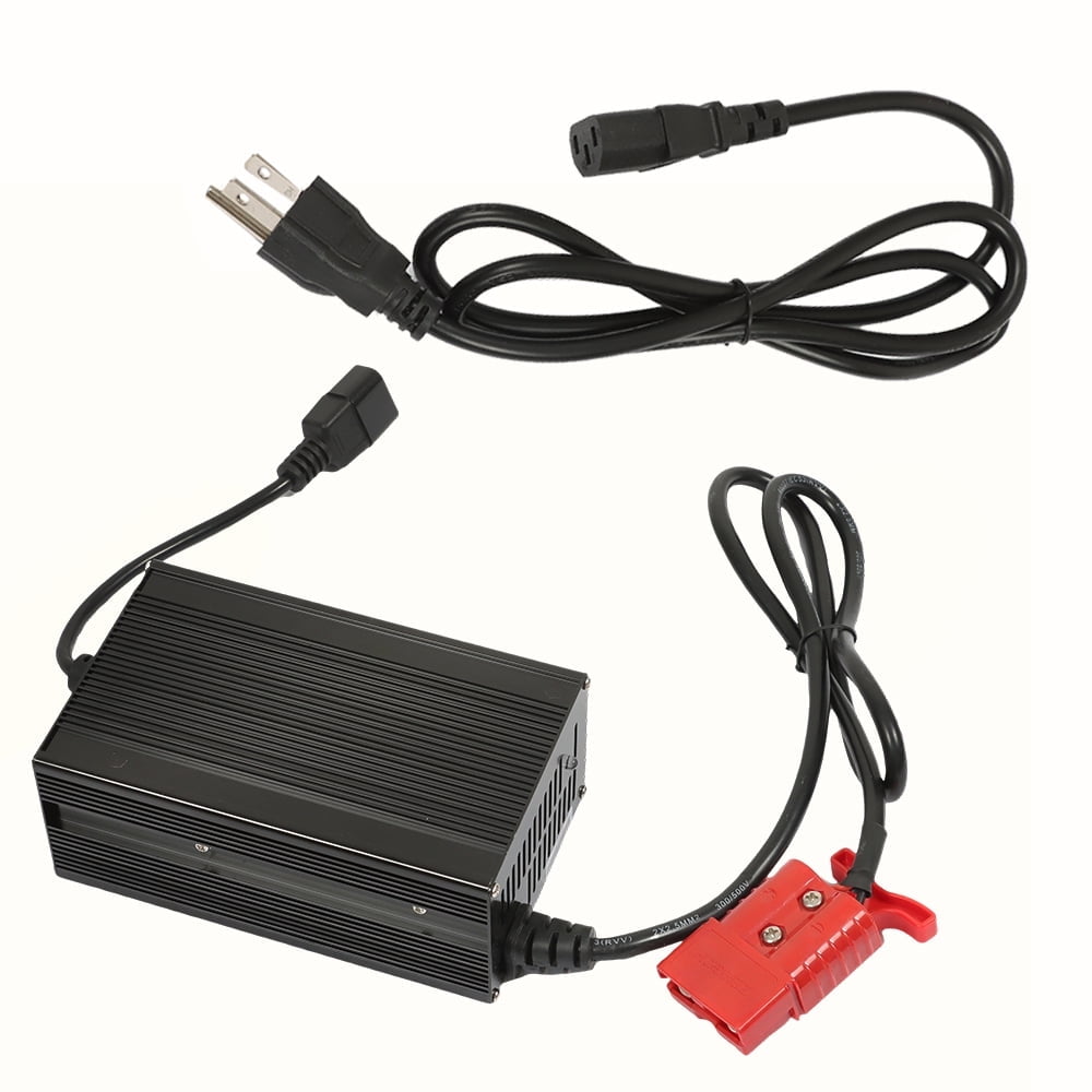findmall 24V Floor Scrubber Pallet Jack Battery Recharger with SB120 120A Connector RED