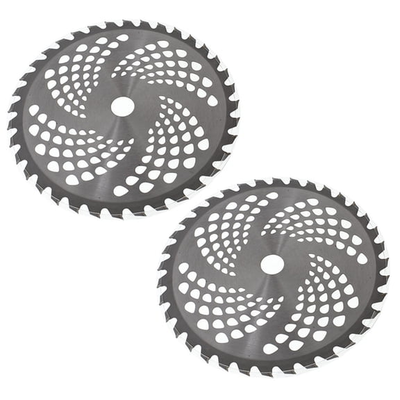 findmall 2Pcs 9" 36T Carbide Brush Cutter Trimmer Blades Universal for Stihl Husky Shindaiwa Cutter Trimmer Weed Eater
