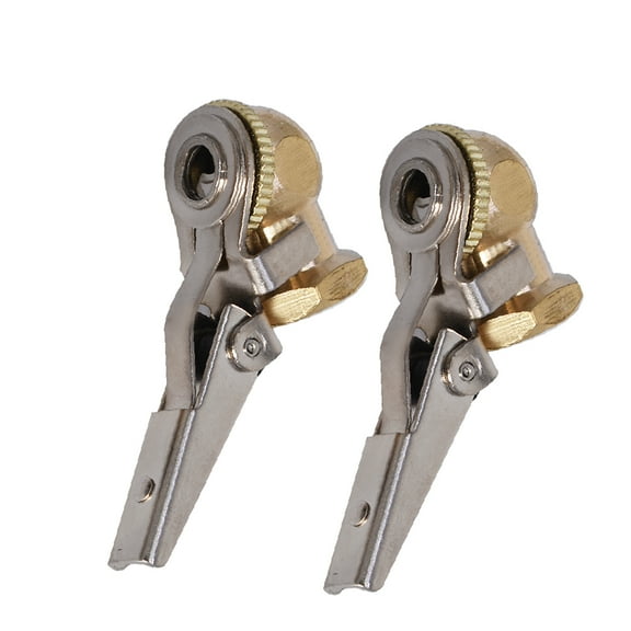 findmall 2Pcs Brass Lock On Tire Inflator Locking Air Chuck Air Hose Attachment 1/4 NPT for Air Compressor