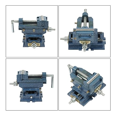 findmall 3 Inch Cross Slide Drill Press Heavy Duty Benchtop Cross Slide ...